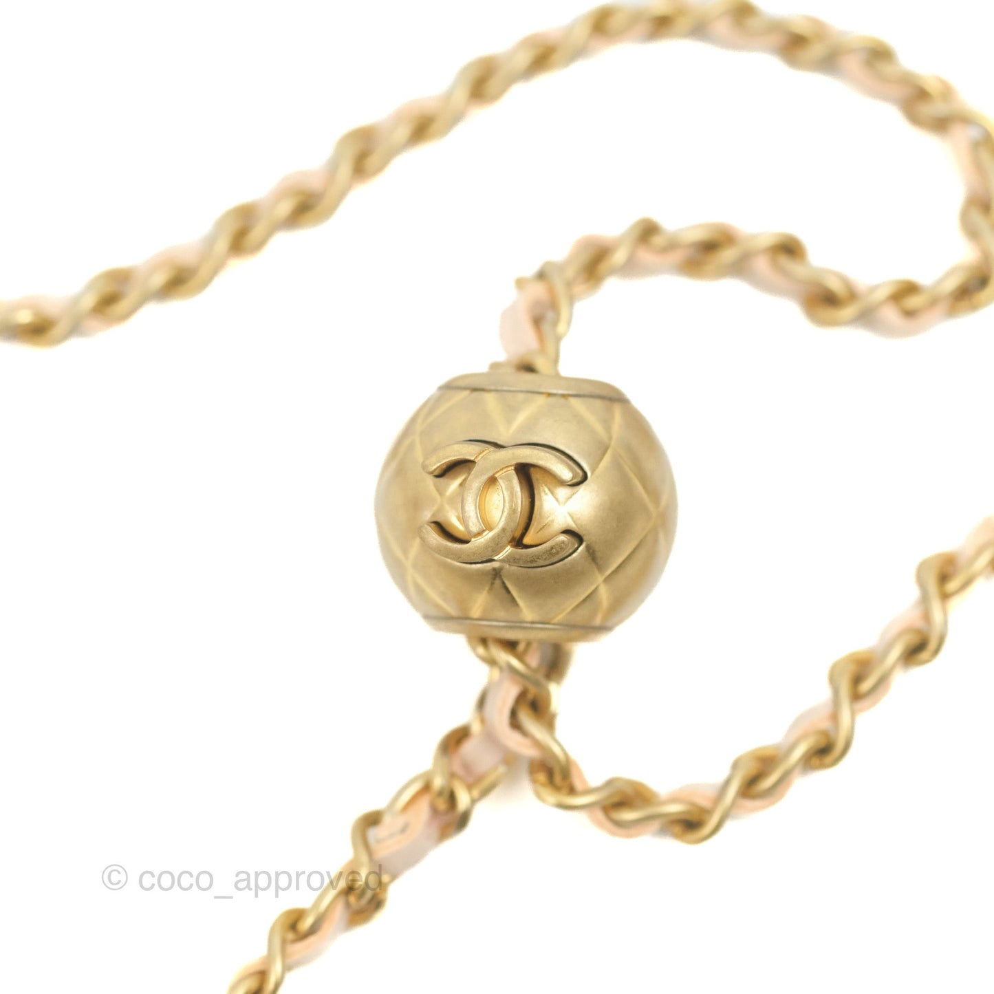 Chanel Mini Pearl Crush Clutch With Chain Belt Rose Clair Pink Lambskin Aged Gold Hardware