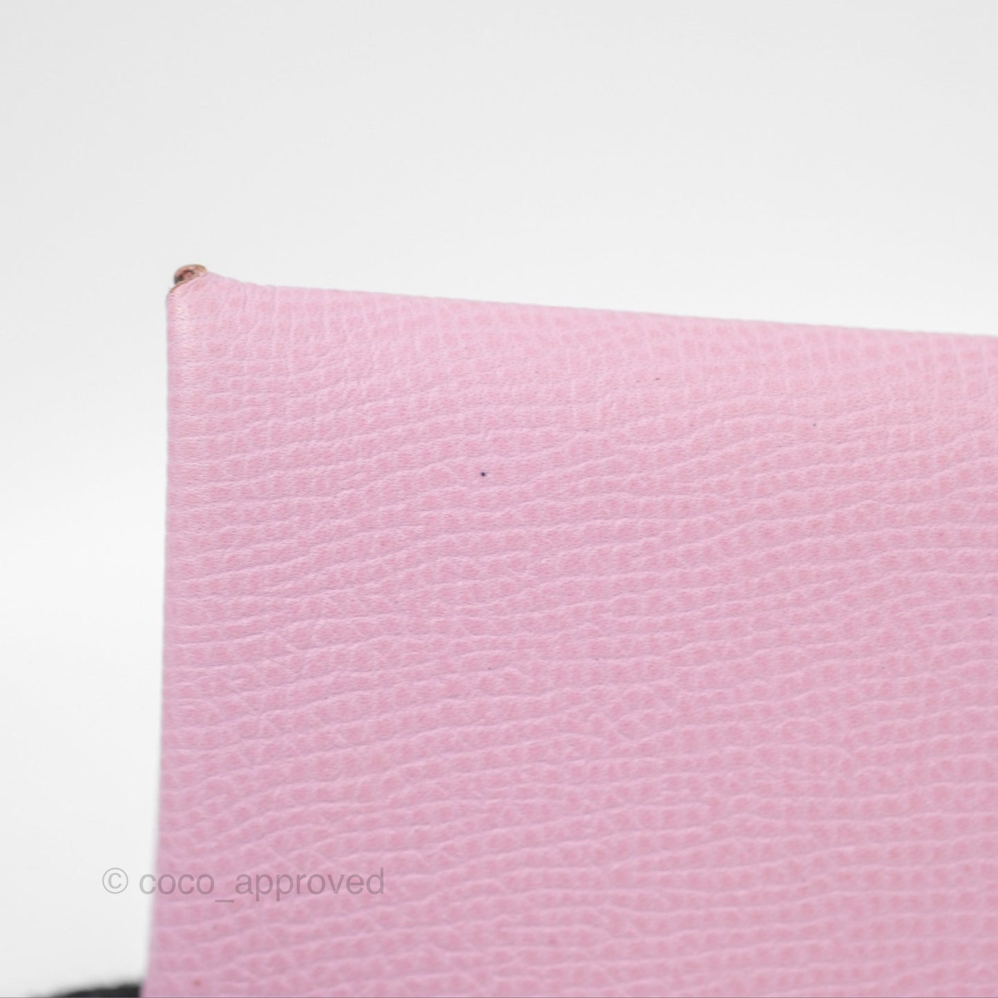 Hermès Calvi Card Holder Mauve Sylvestre Epsom