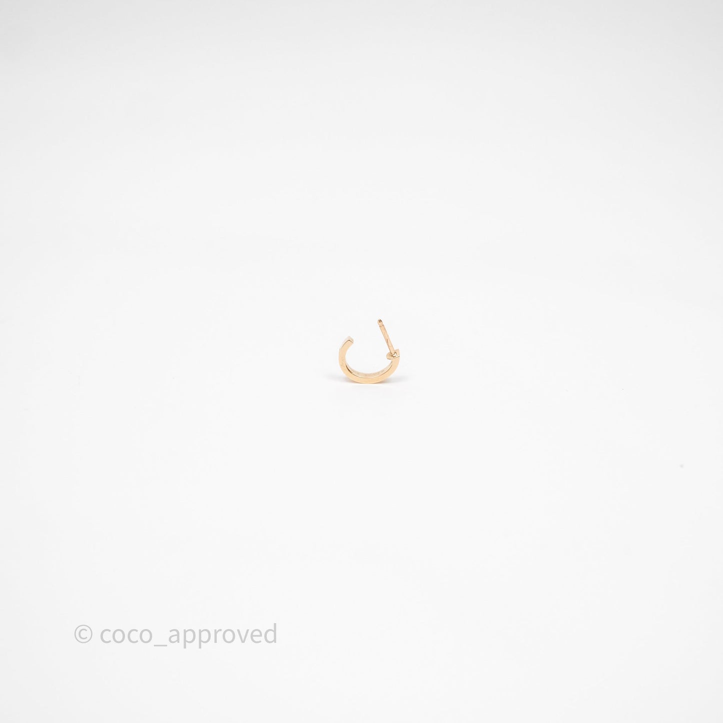 Cartier Love Hoop Earrings Smal Model Rose Gold