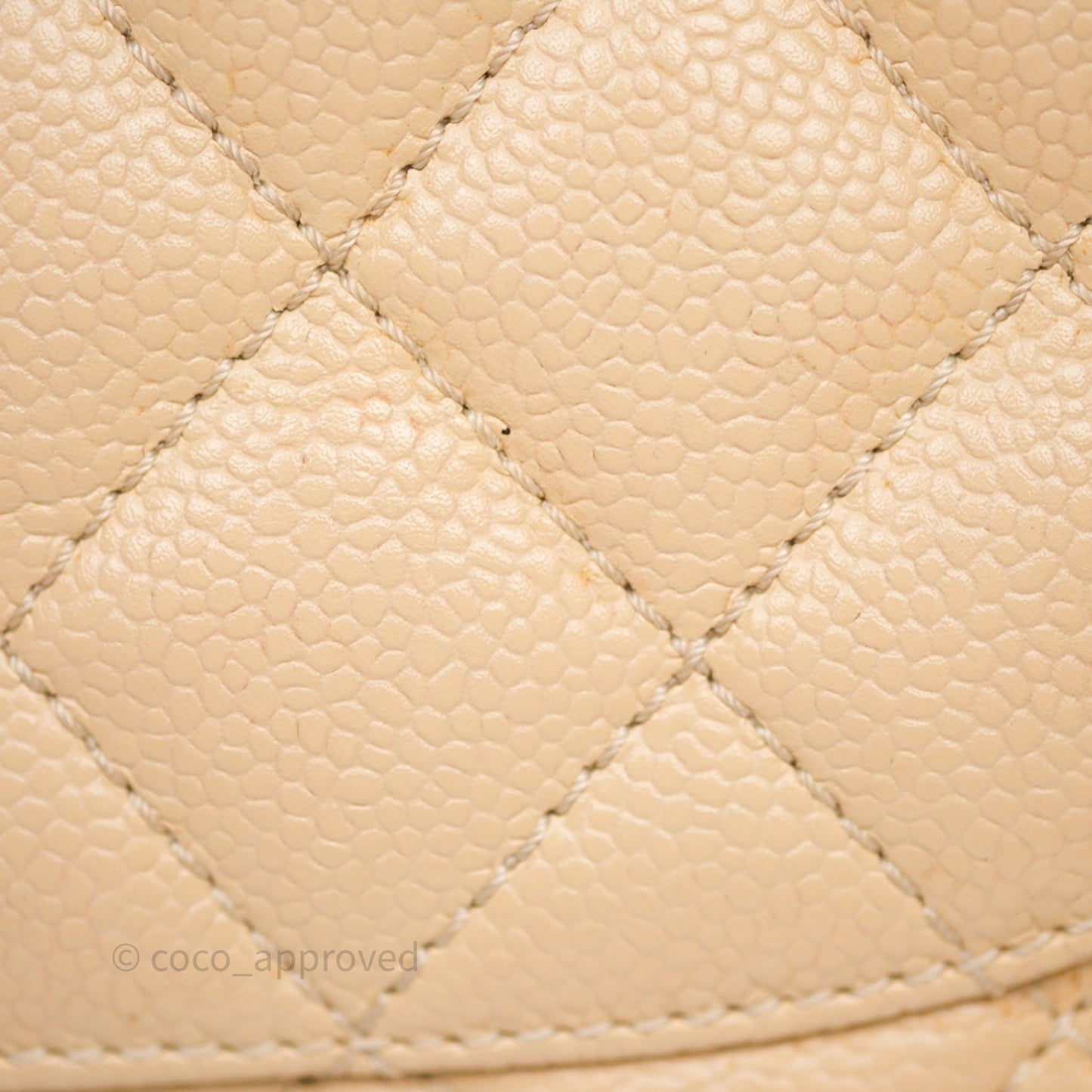 Chanel PST Tote Beige Caviar Gold Hardware