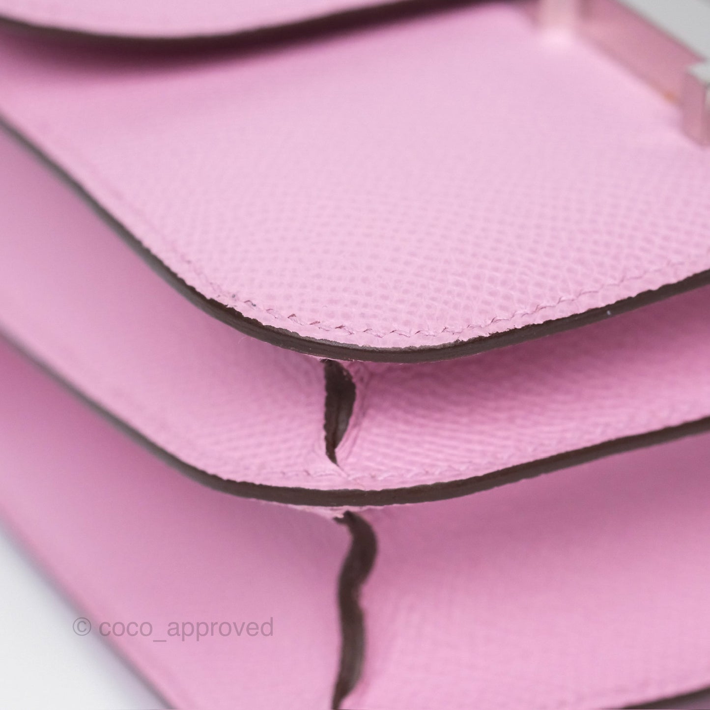 Hermès Constance Mini 18cm Mauve Sylvestre X9 Epsom Palladium Hardware