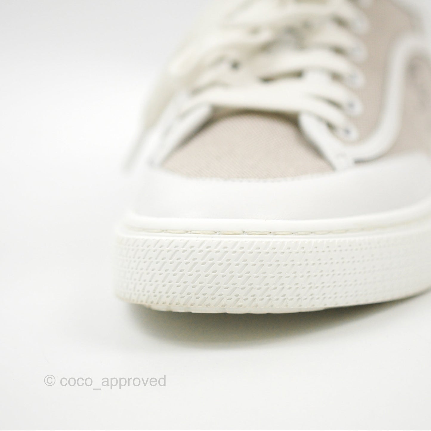 Hermes Get Sneaker Prunoir / Blanc H Canvas Calfskin