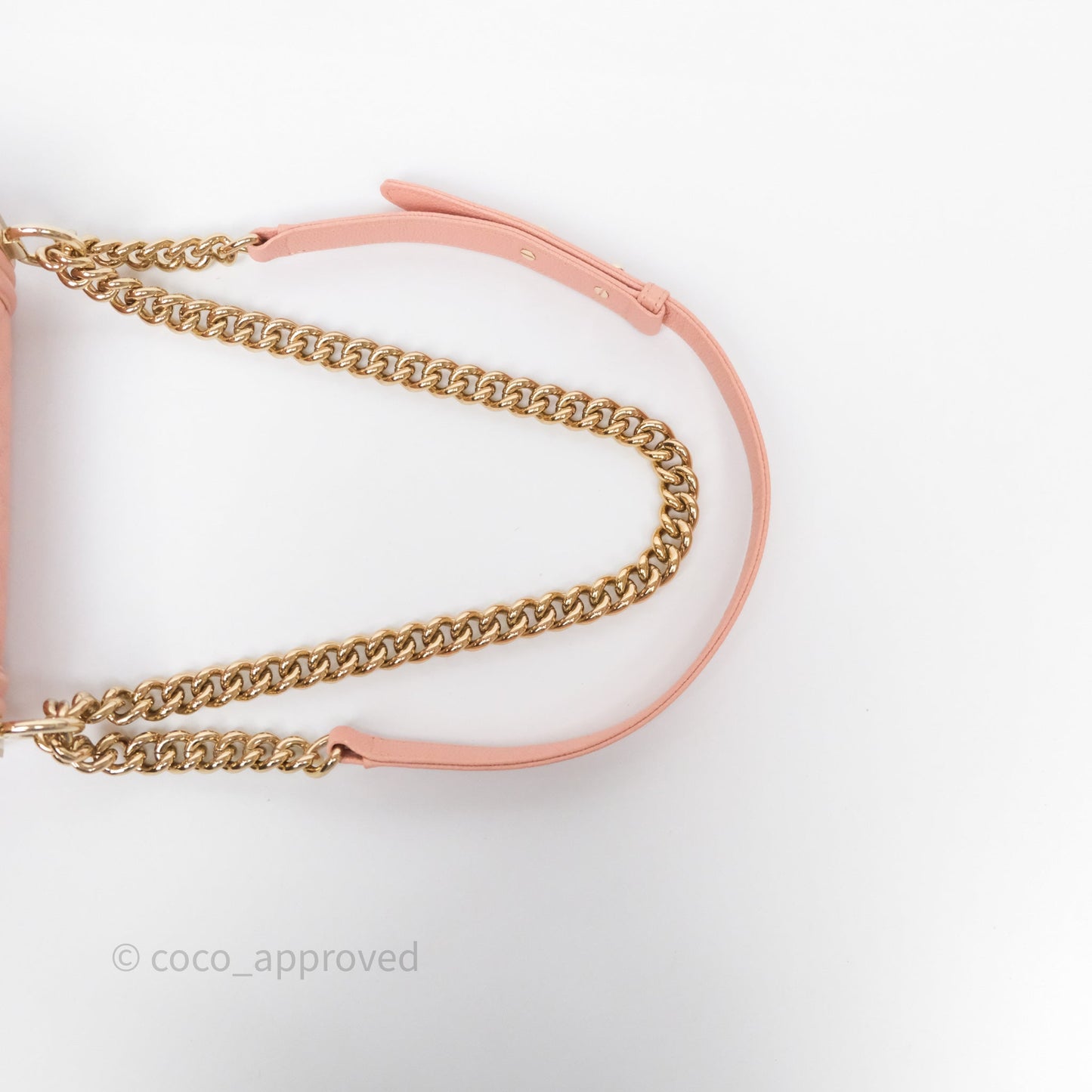 Chanel Small Boy Quilted Pink Caviar Gold Hardware