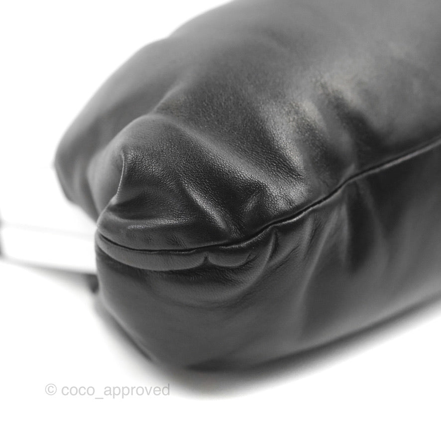 Chanel Puffy Clutch Black