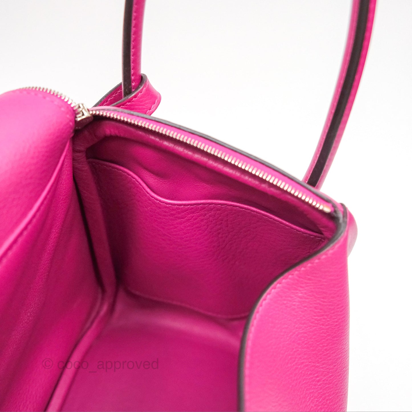 Hermès Lindy 26 Rose Pourpre Evercolor Palladium Hardware