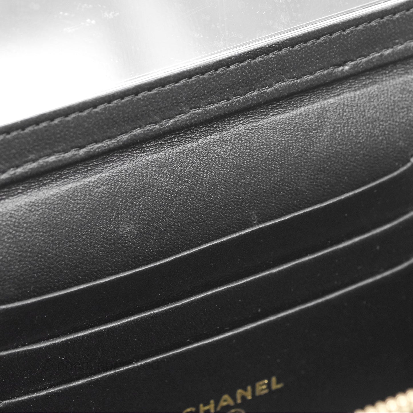 Chanel Vanity with Heart Adjustable Chain Black Caviar Aged Gold Hardware