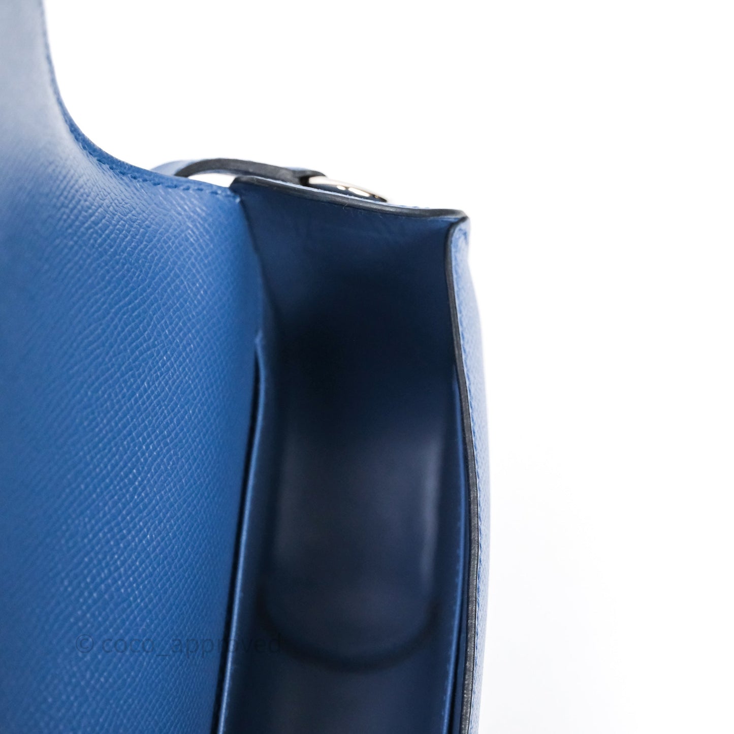 Hermès Cherche-Midi R2 Bleu Agate Epsom Palladium Hardware