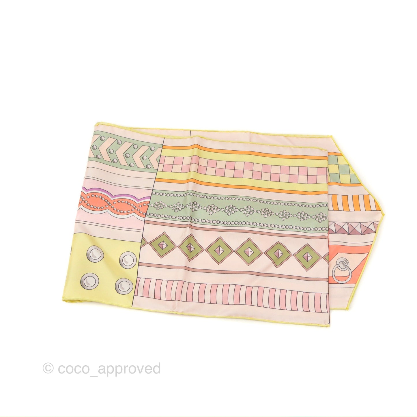 Hermes Maxi Colliers de Chiens Silk Muffler