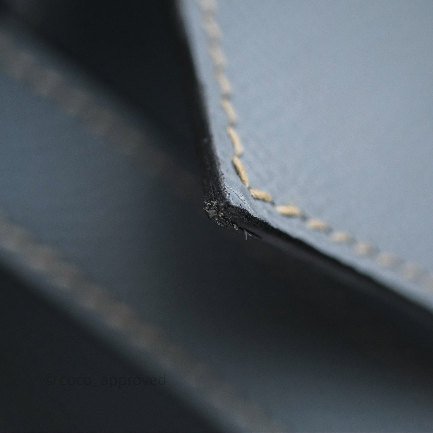 Hermès Kelly II 28 Sellier Bleu Lin J7 Epsom Gold Hardware