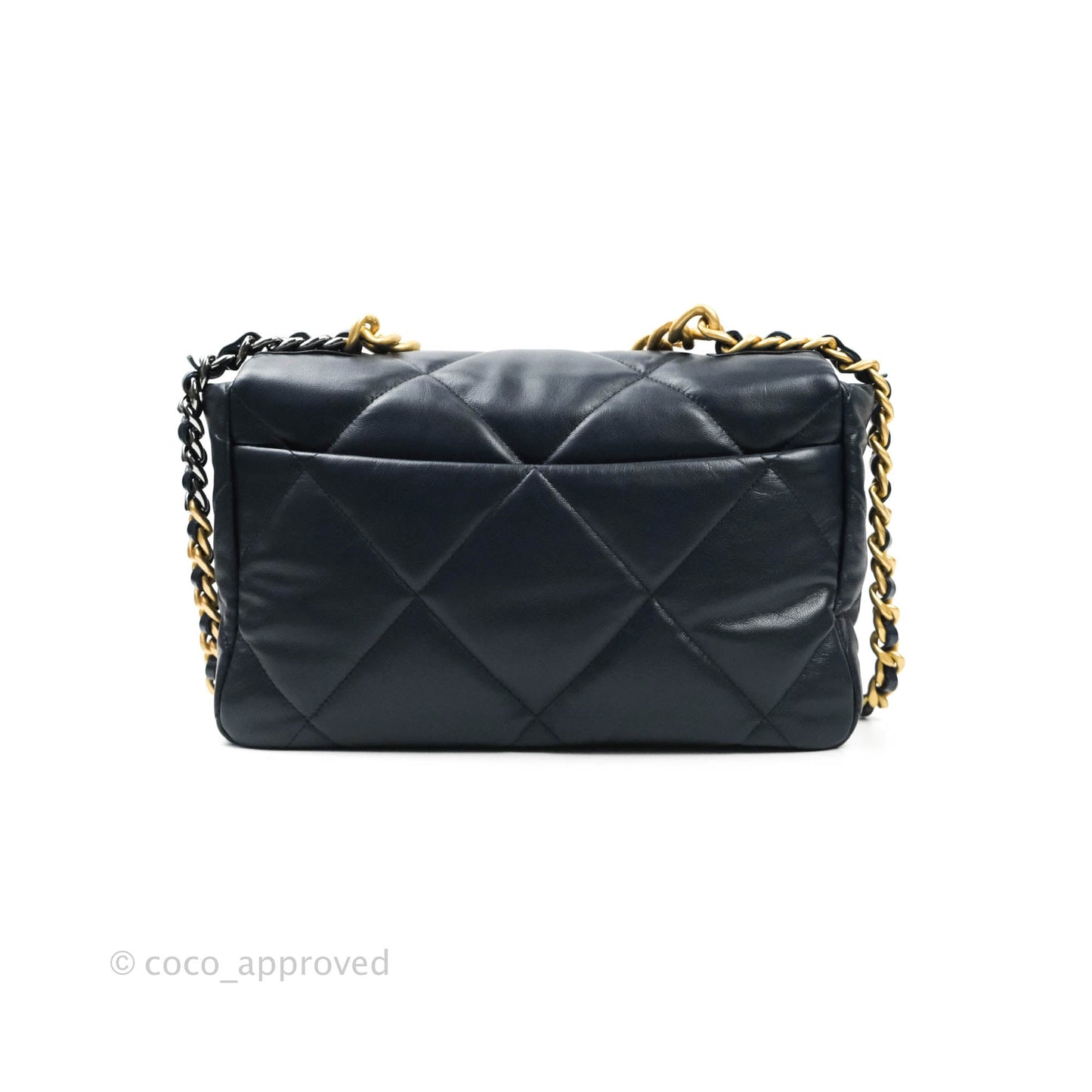 Chanel 19 Medium Navy Mixed Hardware