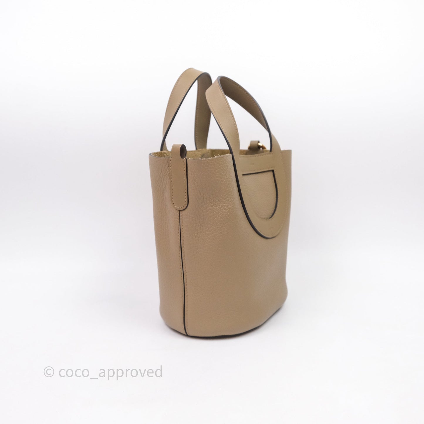 Hermès In-The-Loop 18 Beige Marfa 8Q Clemence Gold Hardware