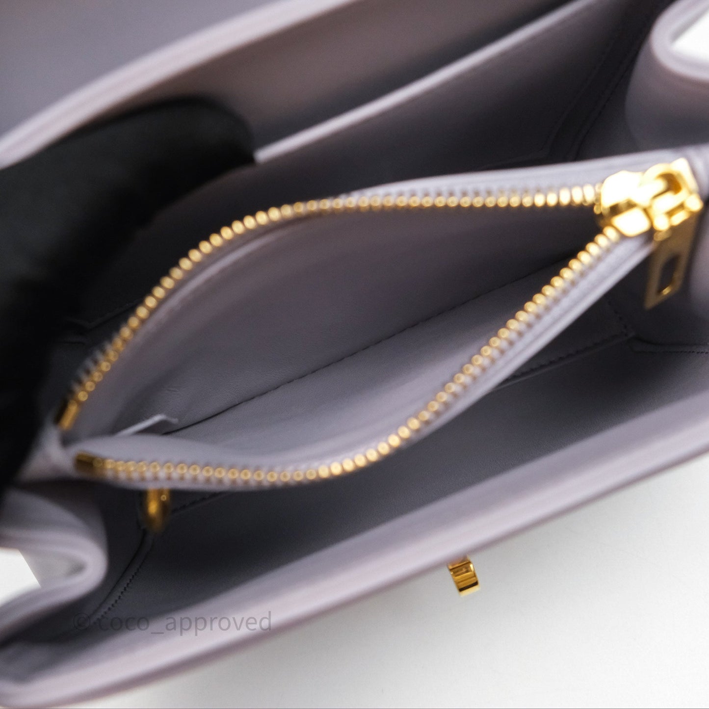 Celine Mini 16 Bag in Satinated Calfskin Light Lilac