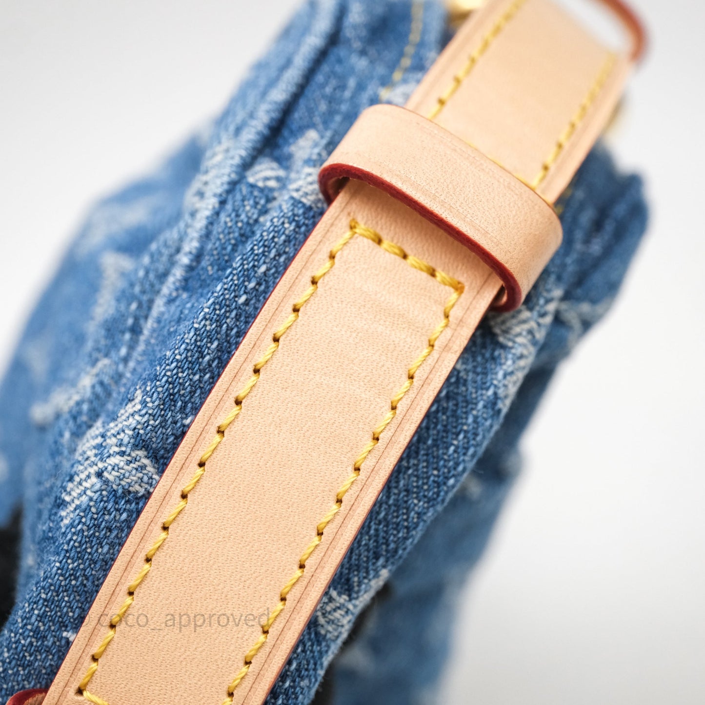 Louis Vuitton Croissant MM Denim Blue Monogram