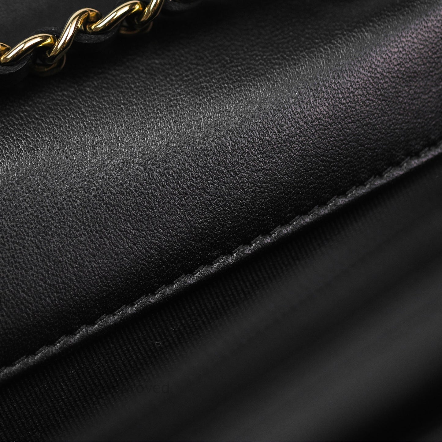 Chanel Trendy CC WOC Wallet on Chain Black Lambskin Gold Hardware