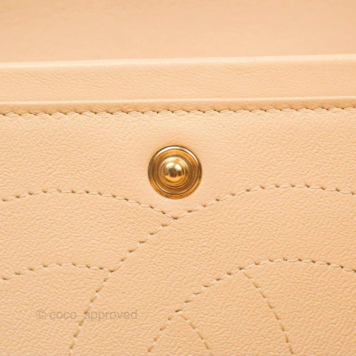 Chanel Jumbo Double Flap Beige Lambskin Gold Hardware⁣⁣