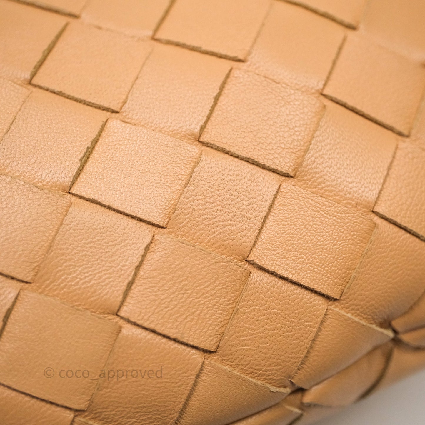 Bottega Veneta Mini Jodie Bag Intrecciato Beige Lambskin