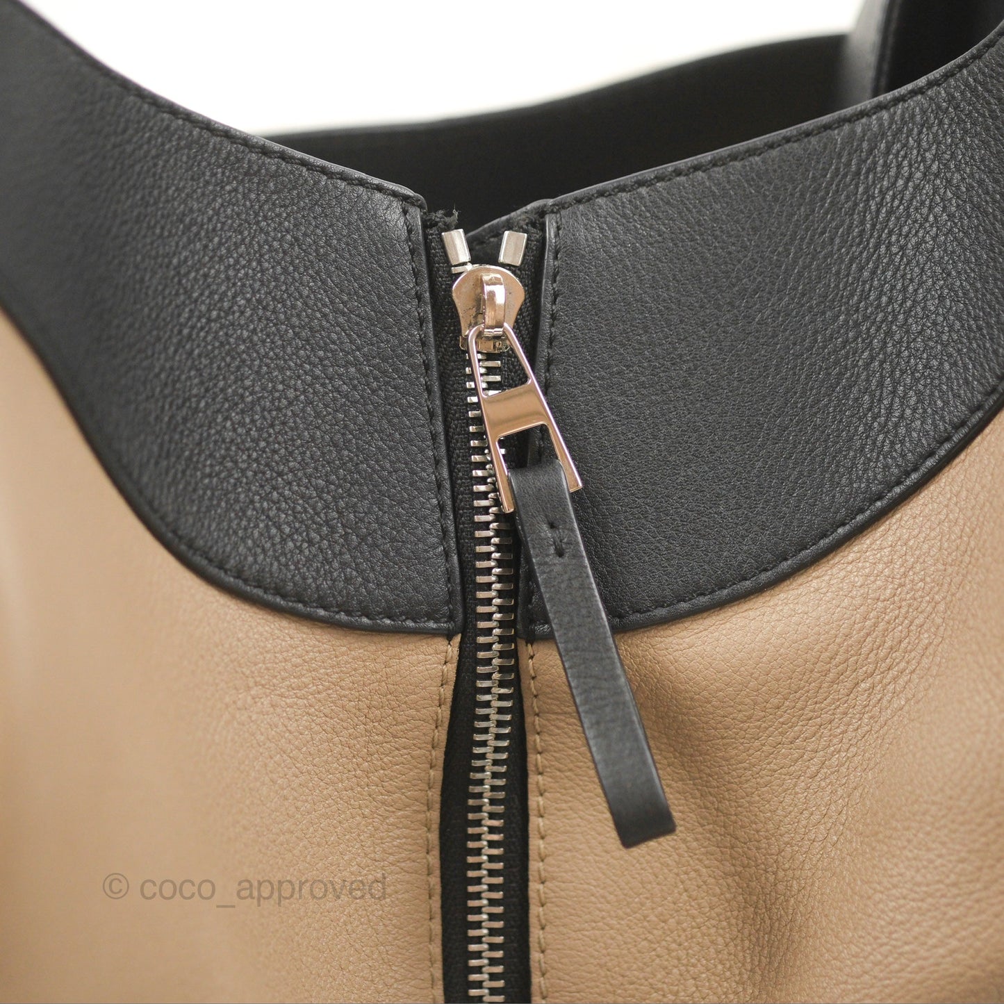 Loewe Hammock Small White/Brown/Black Shoulder Bag