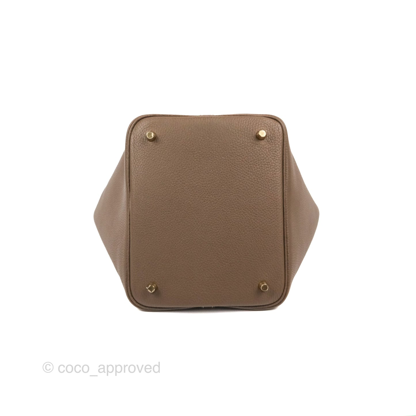 Hermès Picotin 22 Etoupe Clemence Gold Hardware