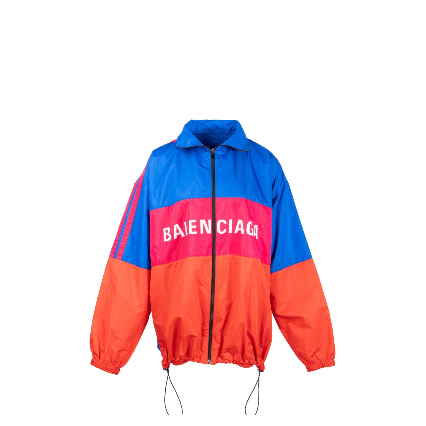 Balenciaga SIze 34 Logo Tracksuit Jacket Polyester Multicolour SHW