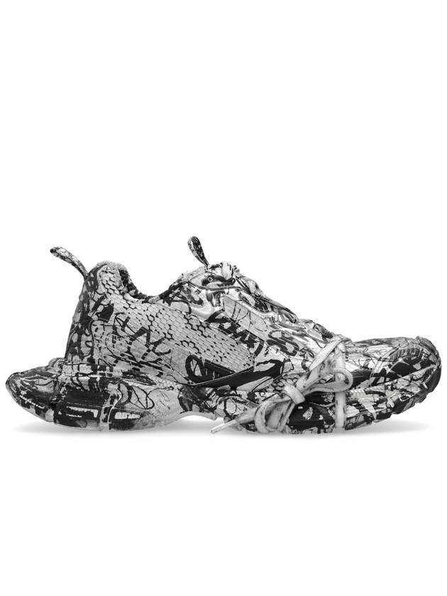 Luxury Balenciaga 3XL Extreme Graffiti Low Top Sneakers Grey