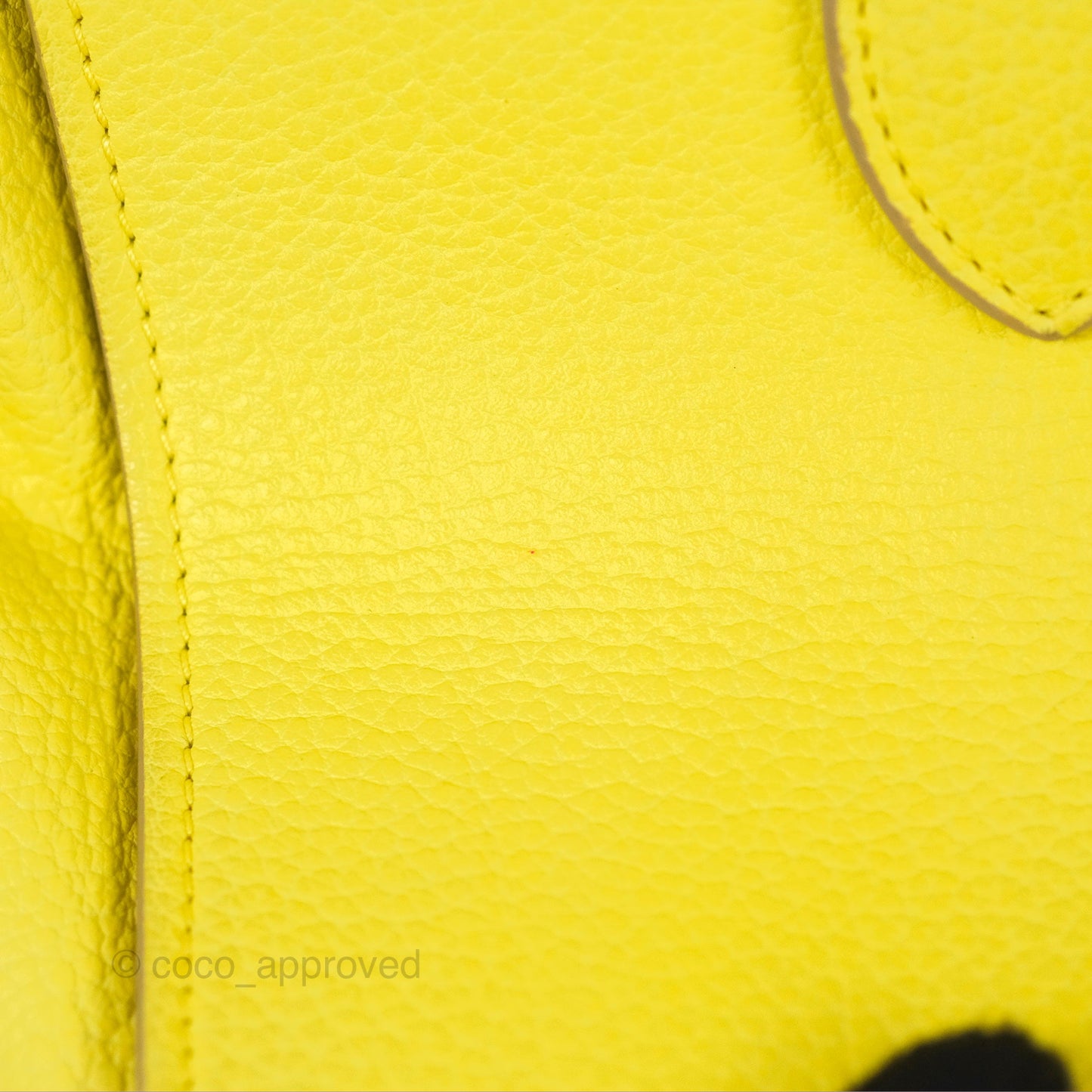 Celine Small Tie Knot Bag Yellow Grained Leather
