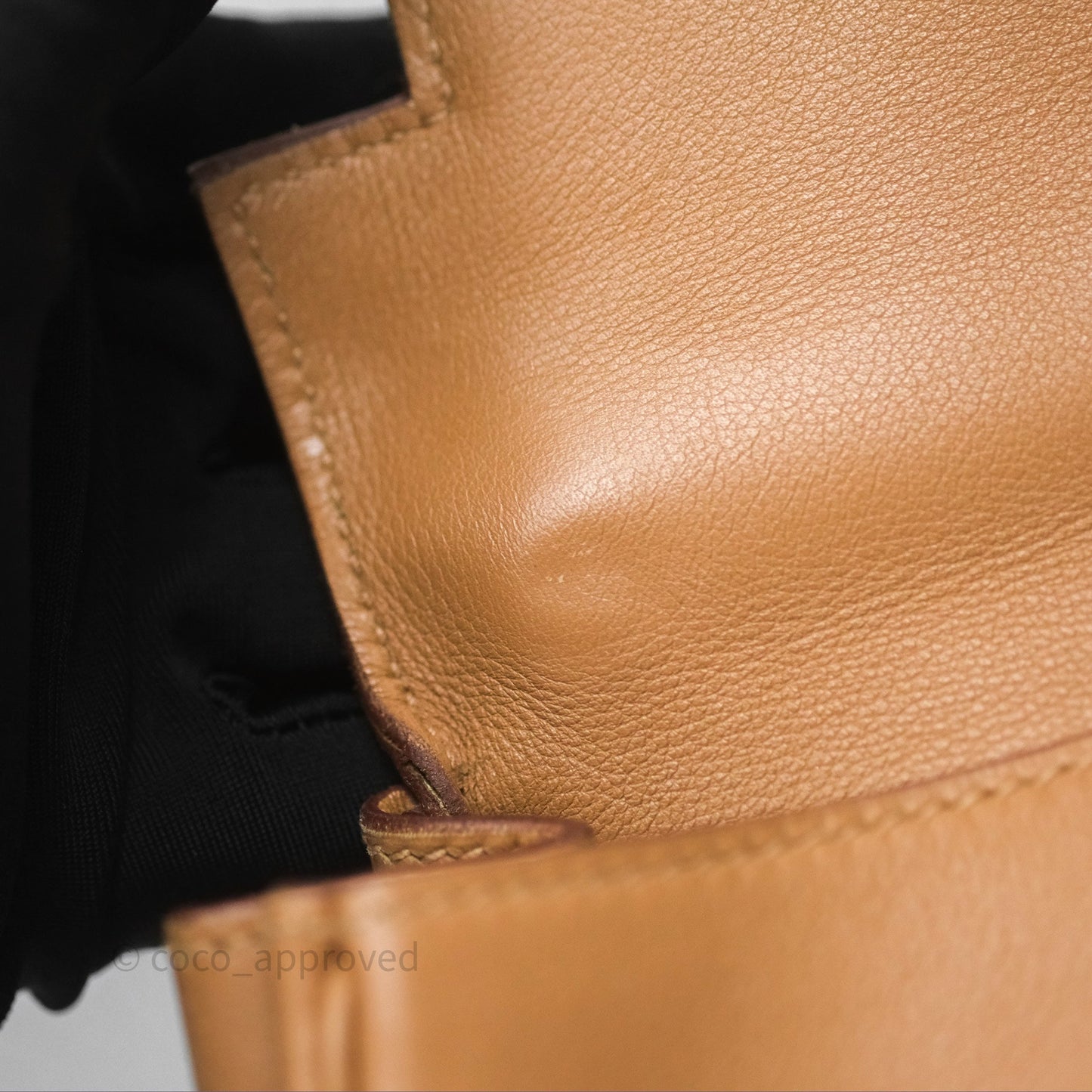 Hermès Kelly 35 Retourne Chai 0M Evercolor Palladium Hardware