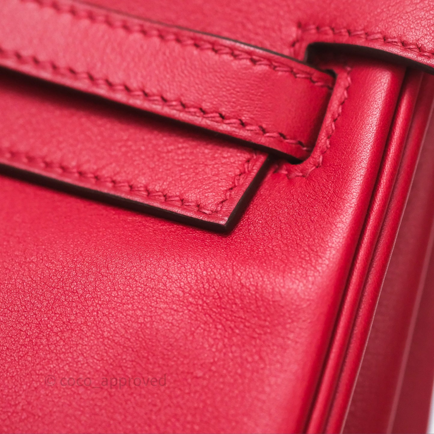Hermès Kelly II 25 Retourne Swift Rouge Piment 5X Gold Hardware