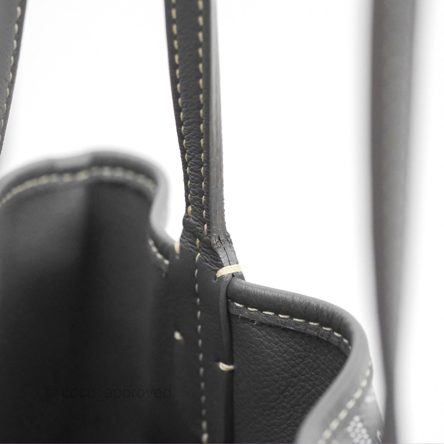 Goyard Anjou Mini Bag Goyardine Canvas Grey