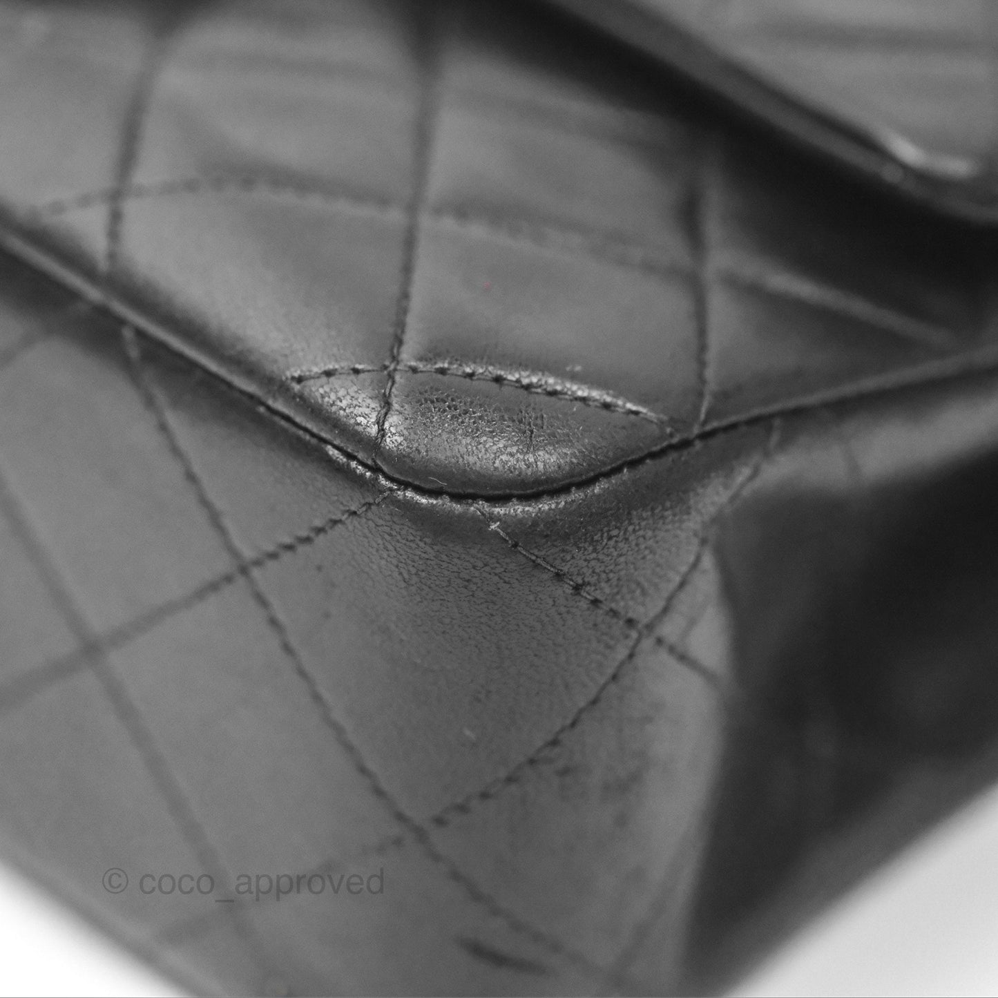 Chanel Classic Vintage Small Flap Black Lambskin 24K Gold Hardware