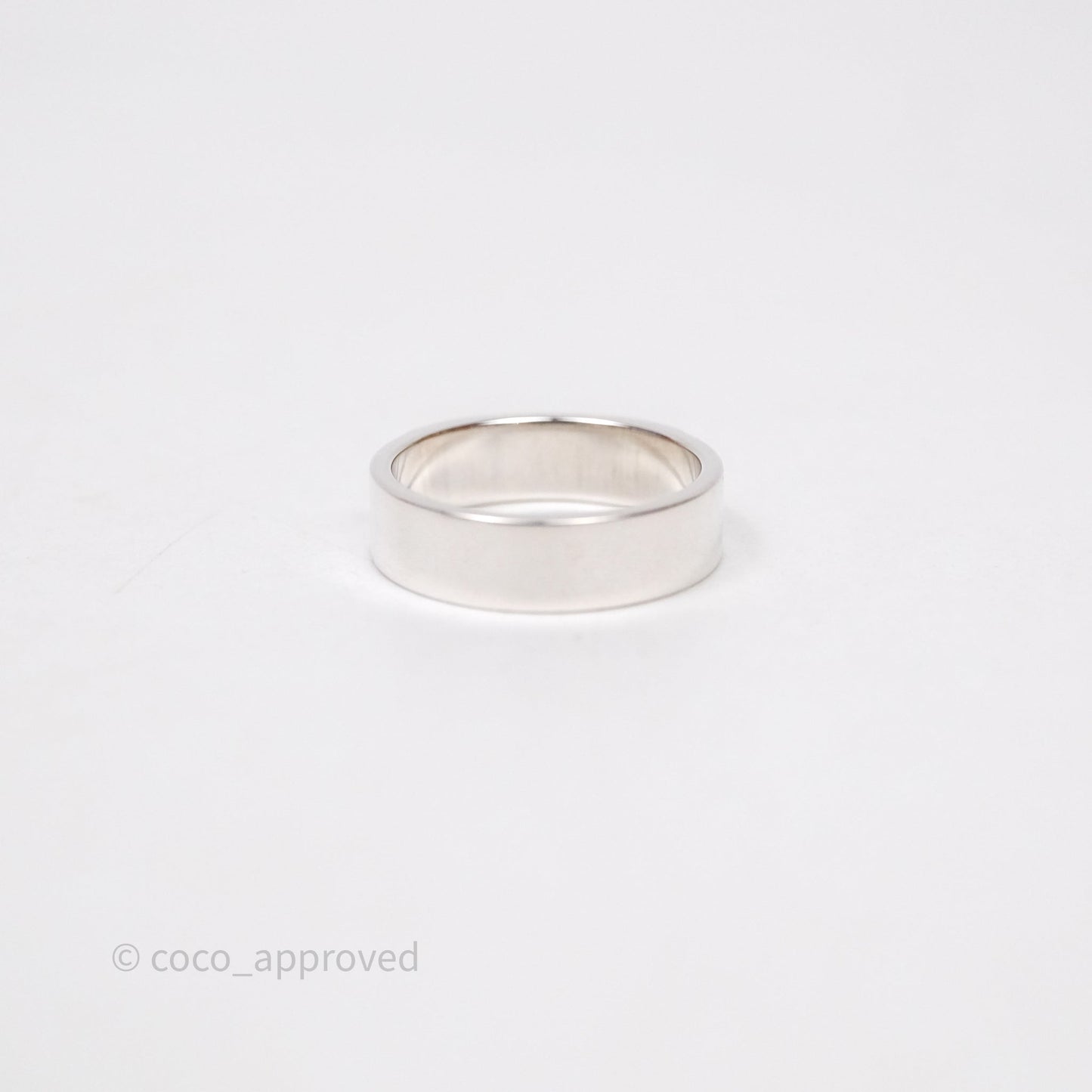Hermes Collier de Chien Ring PM Sterling Silver Size 51