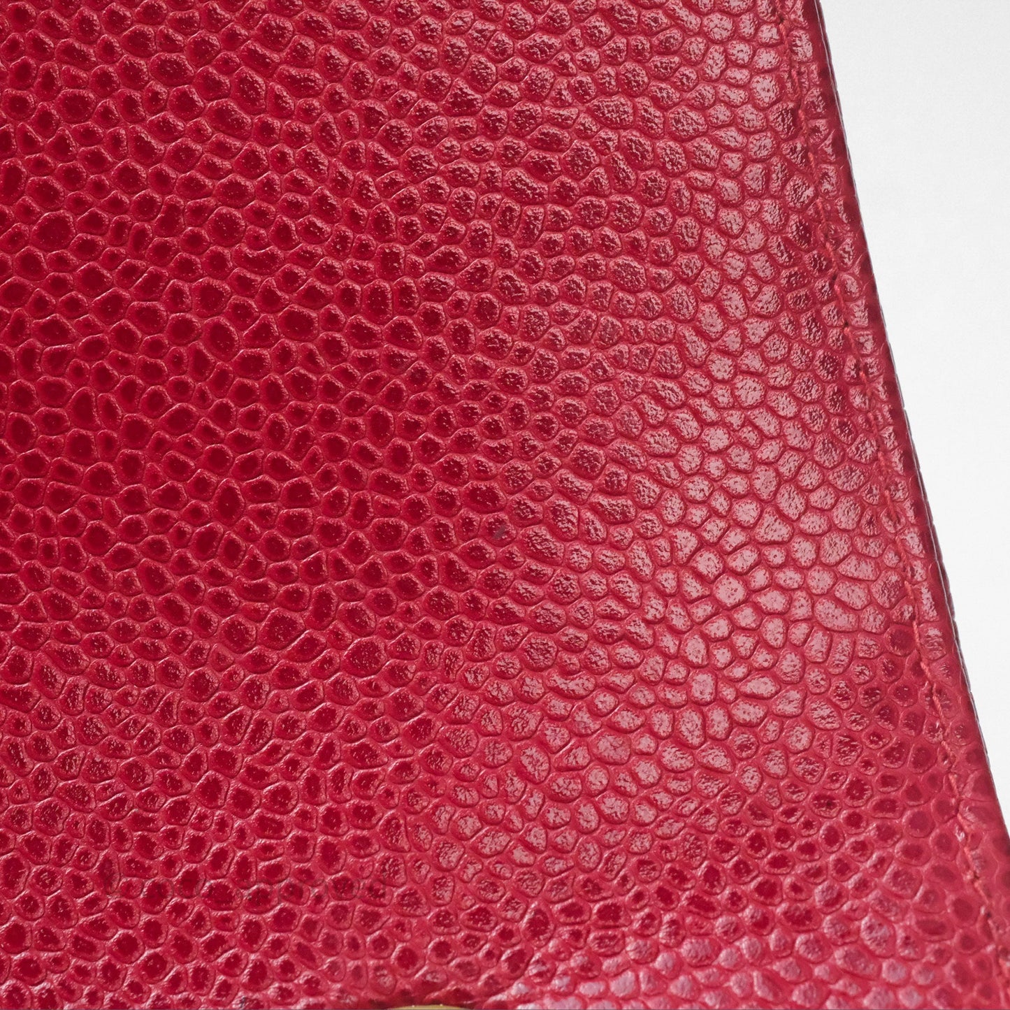 Chanel Medium Vintage Quilted Classic Diana Flap Bag Red Caviar 24K Gold Hardware