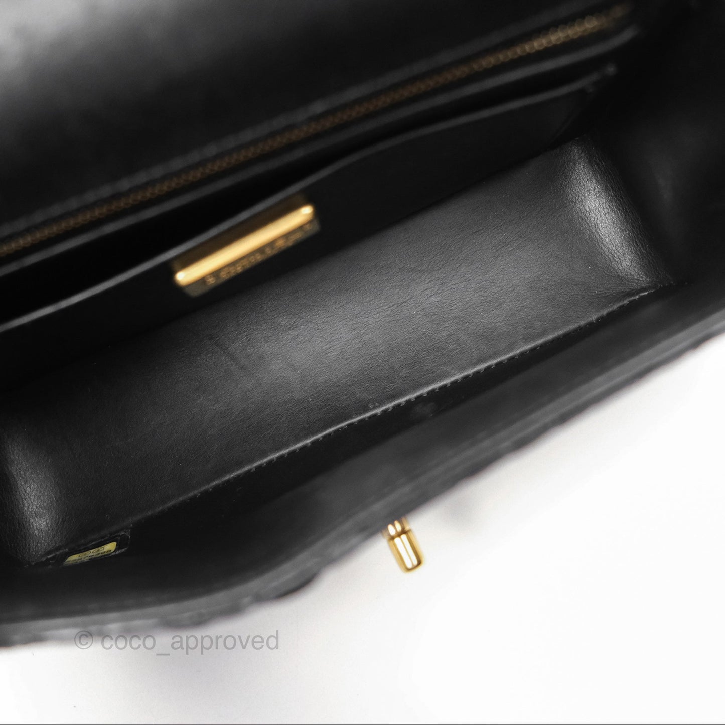 Chanel Quilted Mini Rectangular Flap Black Python Gold Hardware