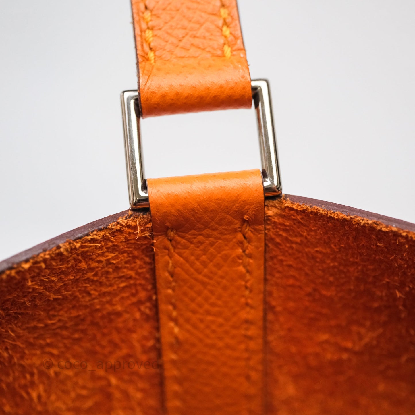 Hermès Tressage De Cuir Picotin Lock 22 Abricot I9/ Rose Azalée 8W/ Gold 37 Epsom Palladium Hardware