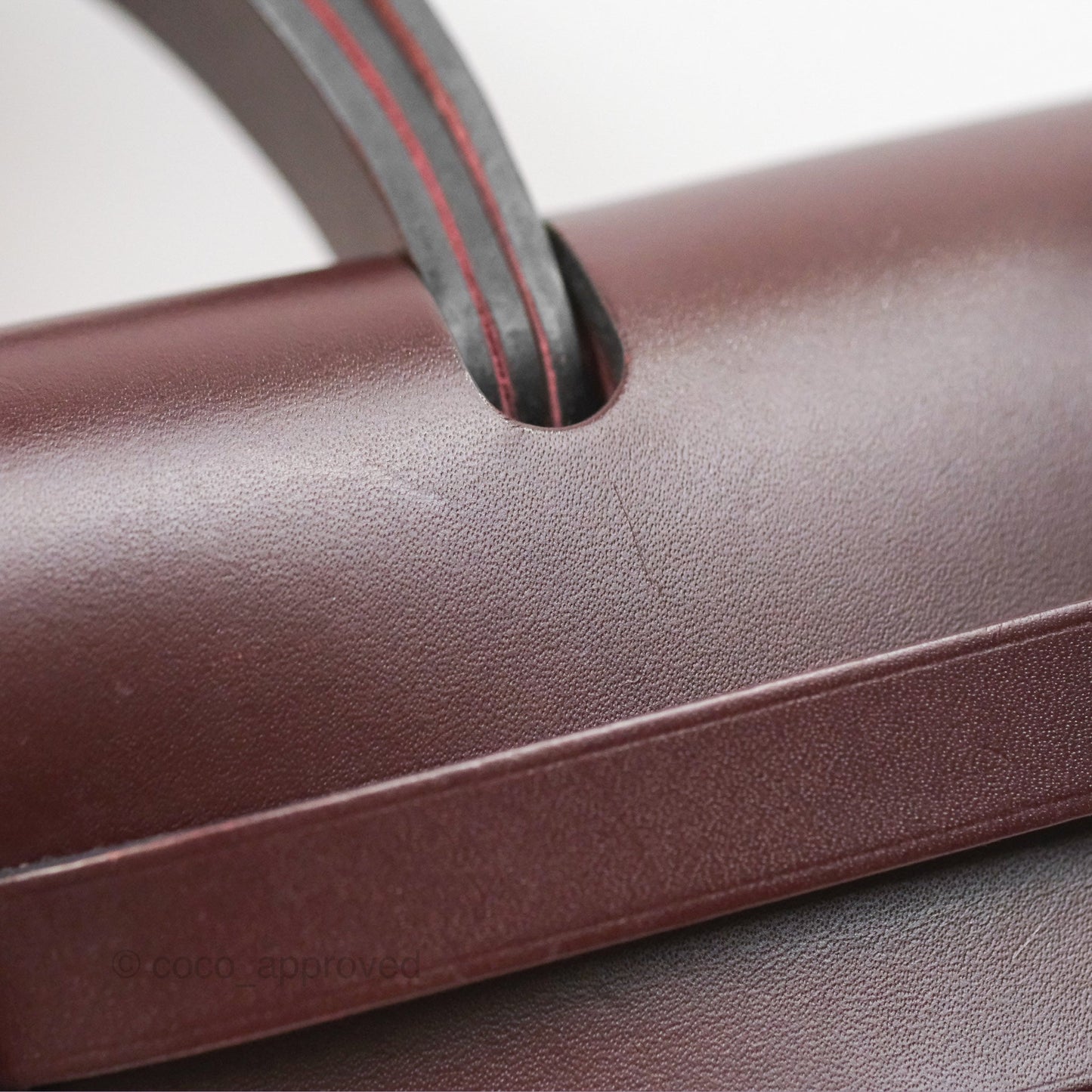 Hermès Herbag Retourne Zip 31 Ecru/Brique/Mauve Pale/Rouge Sellier Canvas Palladium Hardware