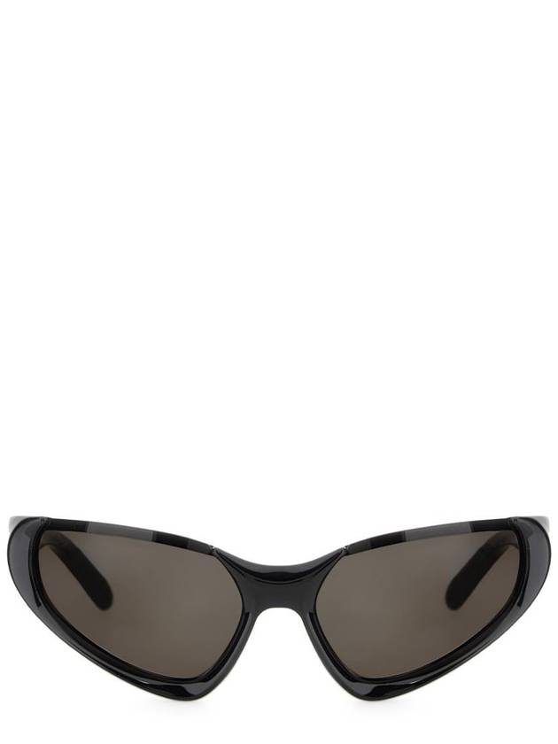 Luxury Balenciaga Xpander Rectangle Sunglasses Black