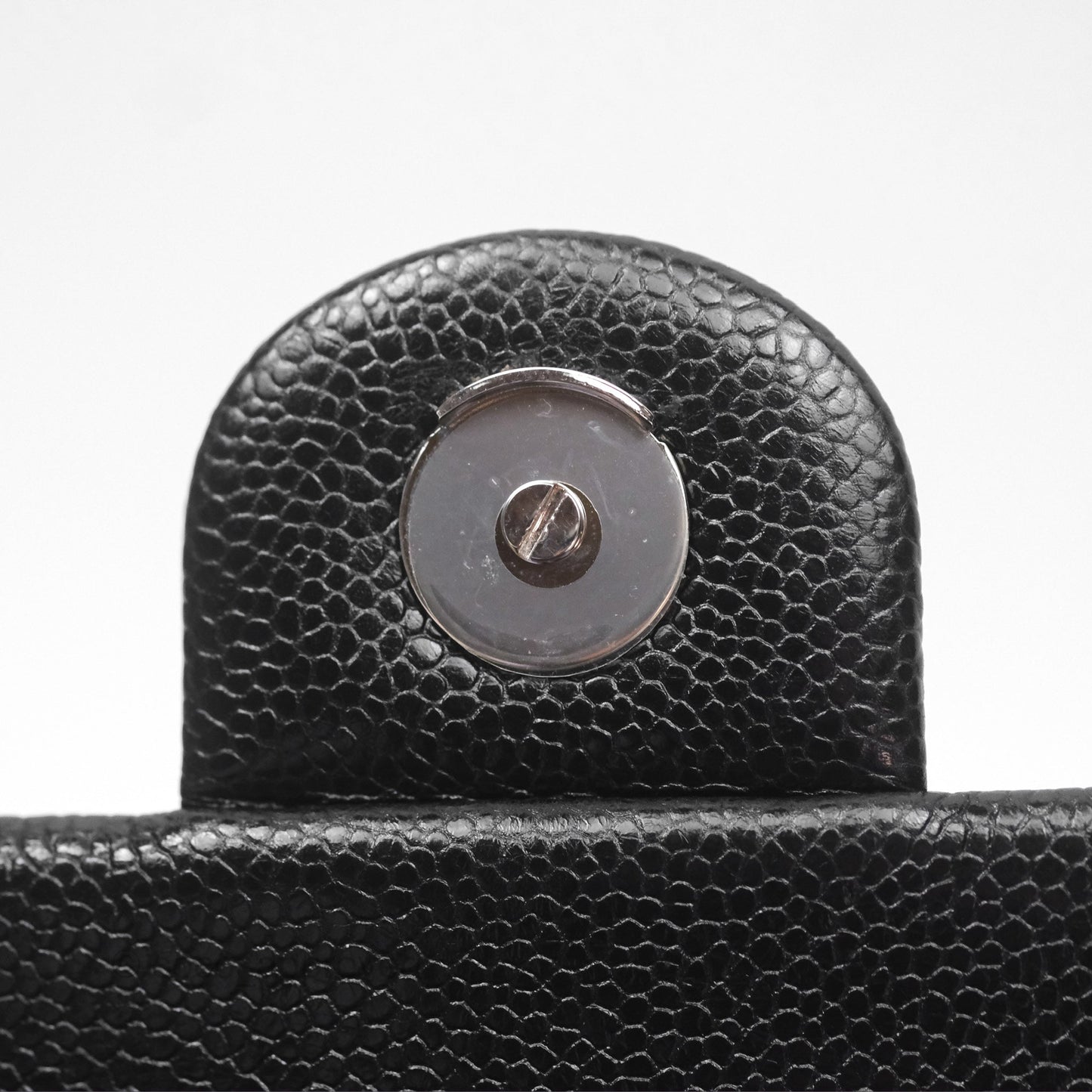 Chanel Quilted Mini Square Flap Bag So Black Caviar Incognito