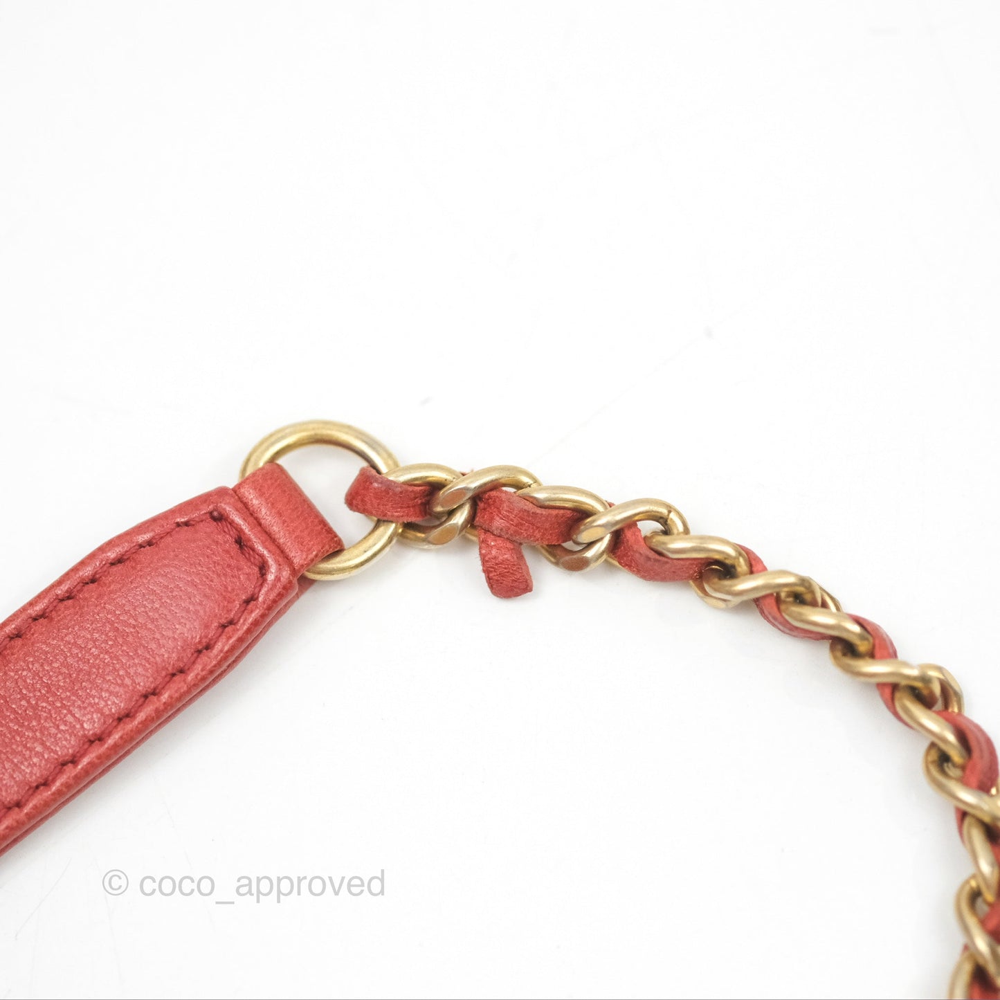 Chanel Diana Reissue Brick Red Gold Hardware