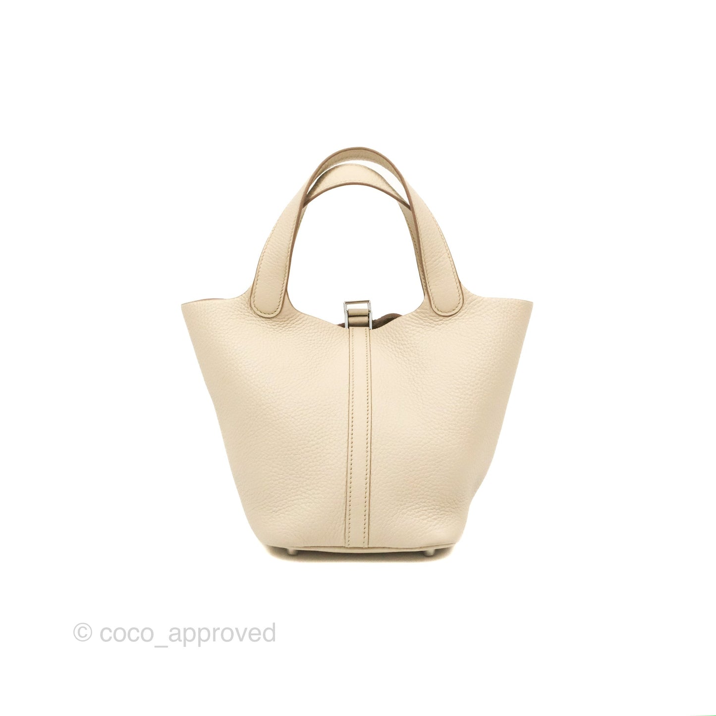 Hermès Picotin 18 Beton Clemence Palladium Hardware