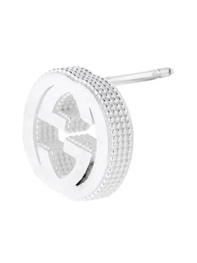Luxury Gucci Trending 2025 Interlocking G Earrings In Silver Silver