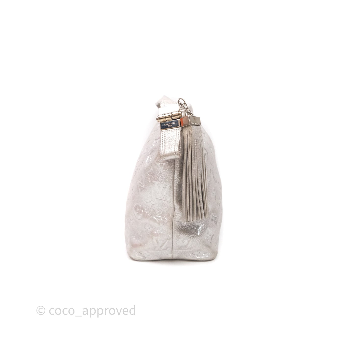 Louis Vuitton Monogram Shimmer Halo Bag Silver