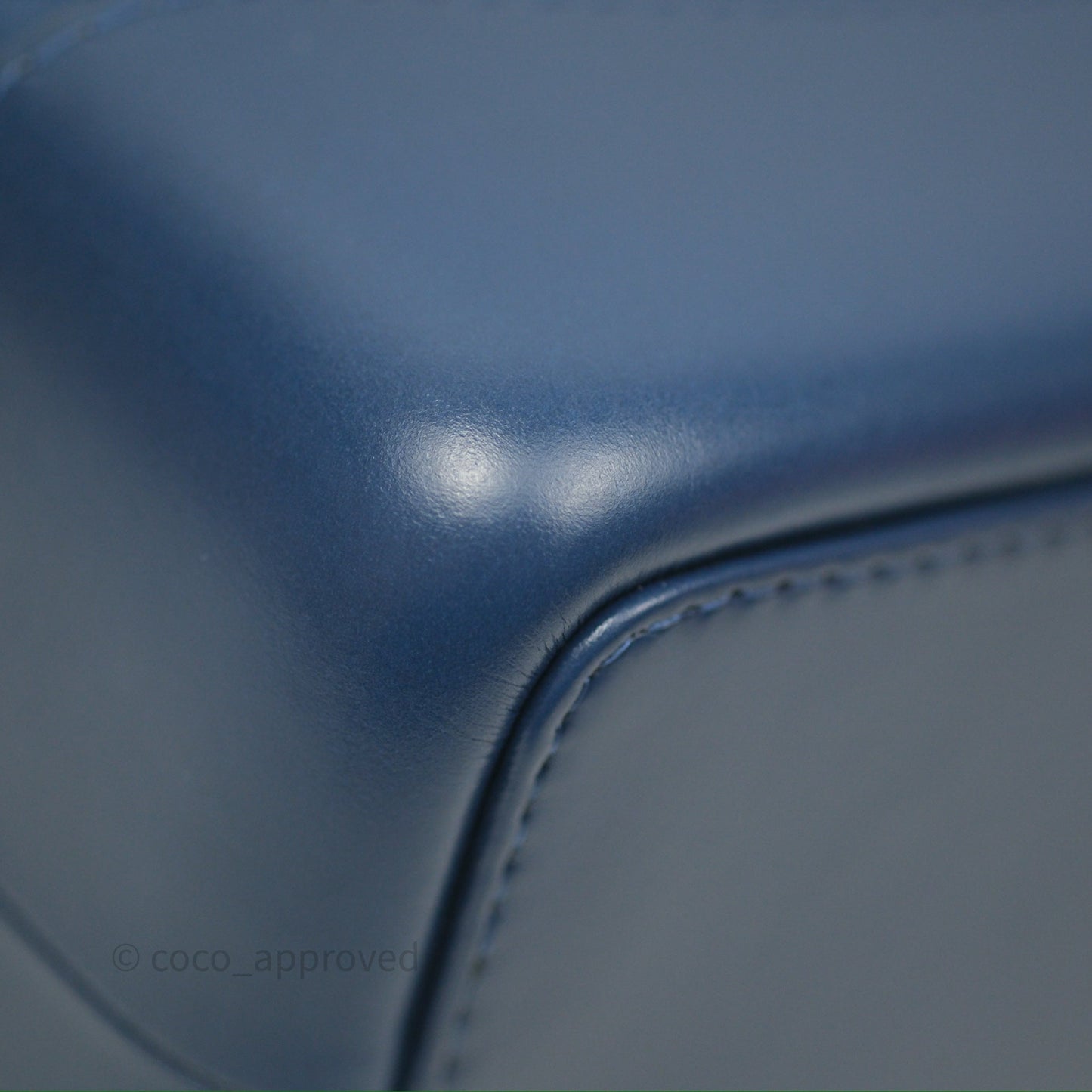 Chanel Small Gabrielle Backpack Blue Aged Calfskin