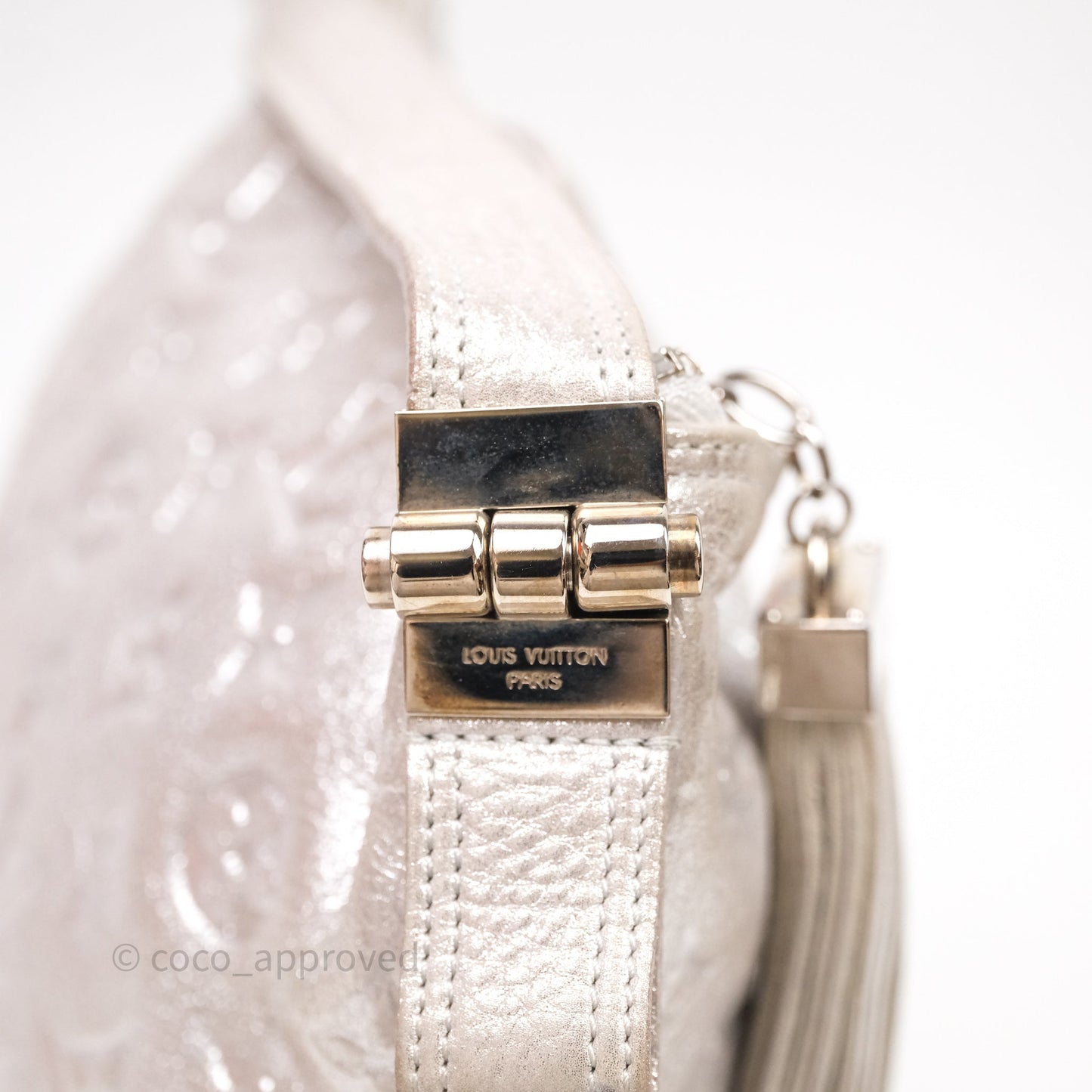 Louis Vuitton Monogram Shimmer Halo Bag Silver