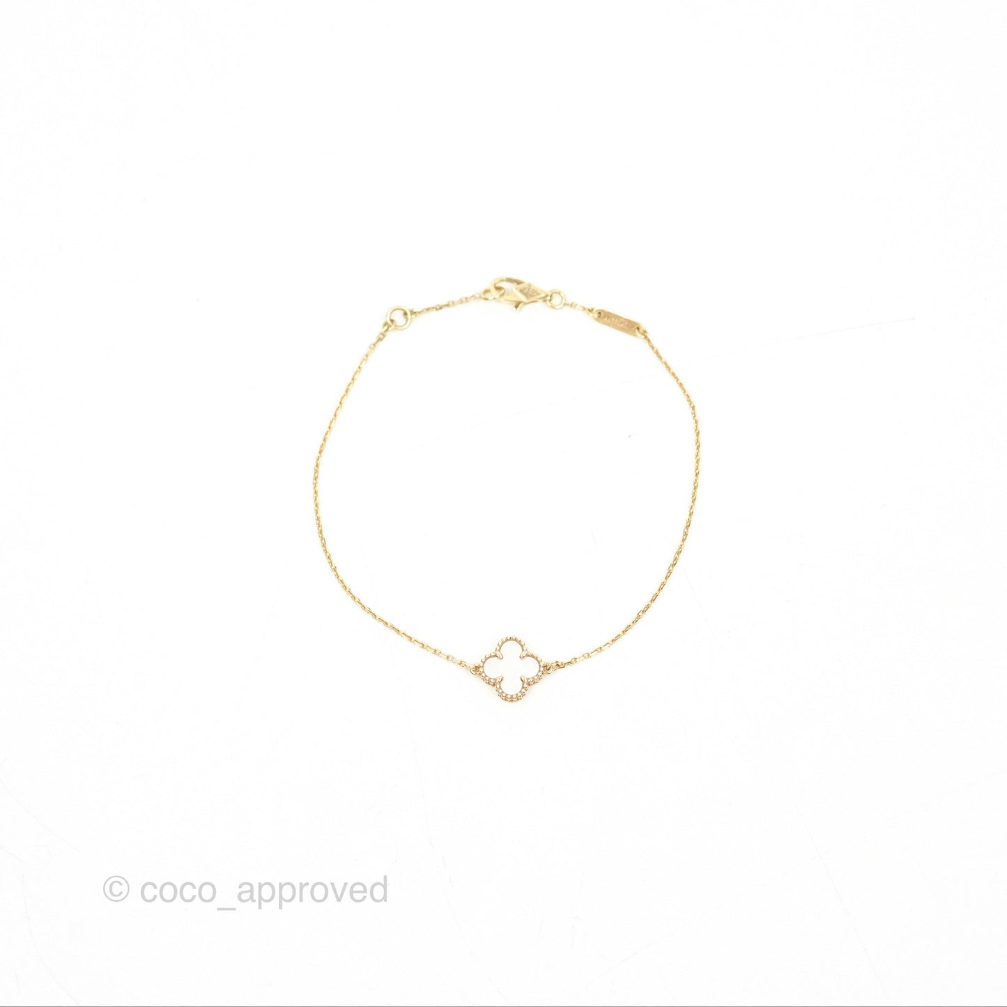 Van Cleef & Arpels Sweet Alhambra Bracelet Yellow Gold & Mother-of-pearl