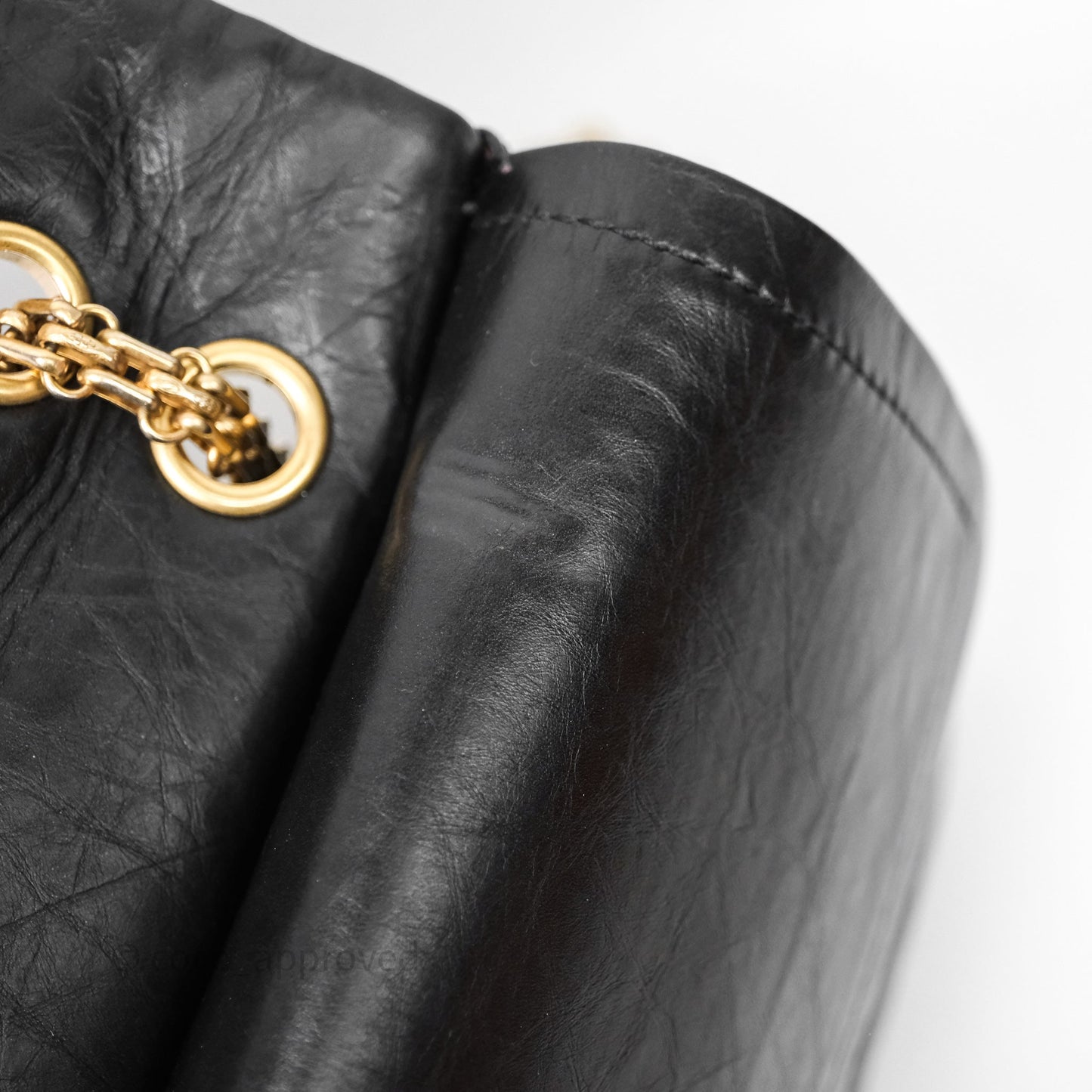 Chanel Reissue Quilted Aged Calfskin Black Aged Gold Hardware 227