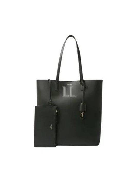 Luxury Saint Laurent North South Shopping Tote Bag Black