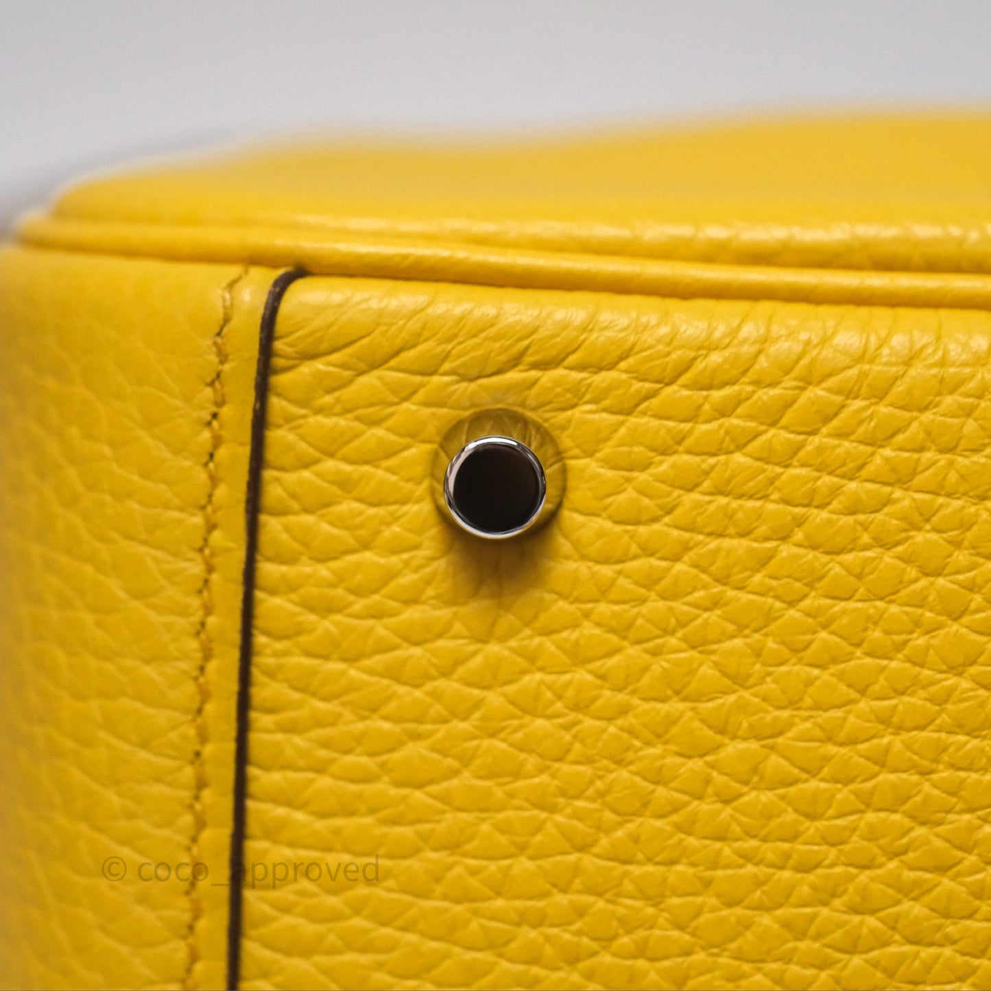 Hermès Mini Lindy 20 Sun B4 Clemence Palladium Hardware