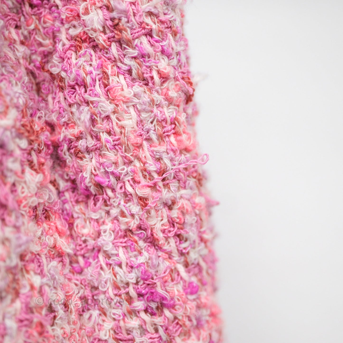 Chanel Kelly Bag Pink Tweed Aged Gold Hardware