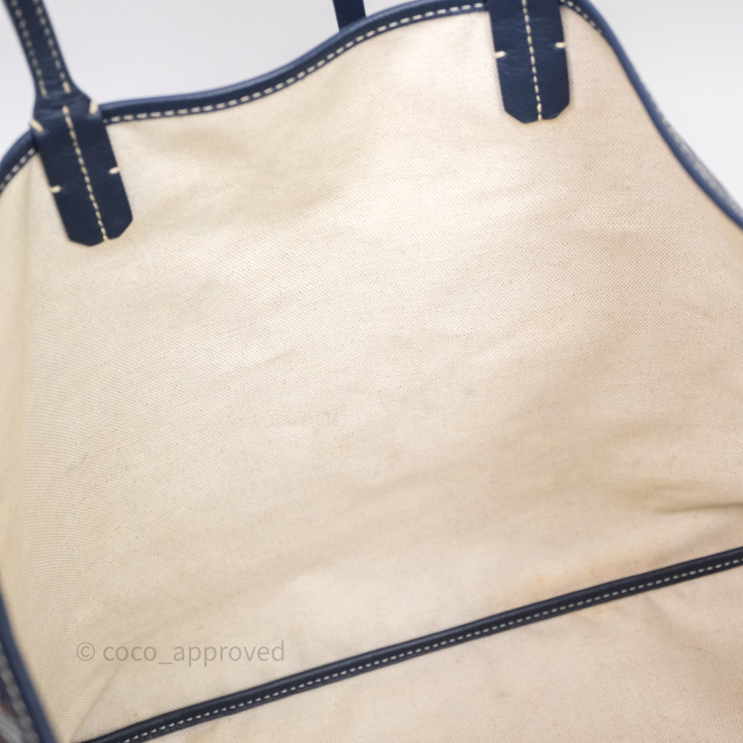 Goyard St Louis Tote PM Navy