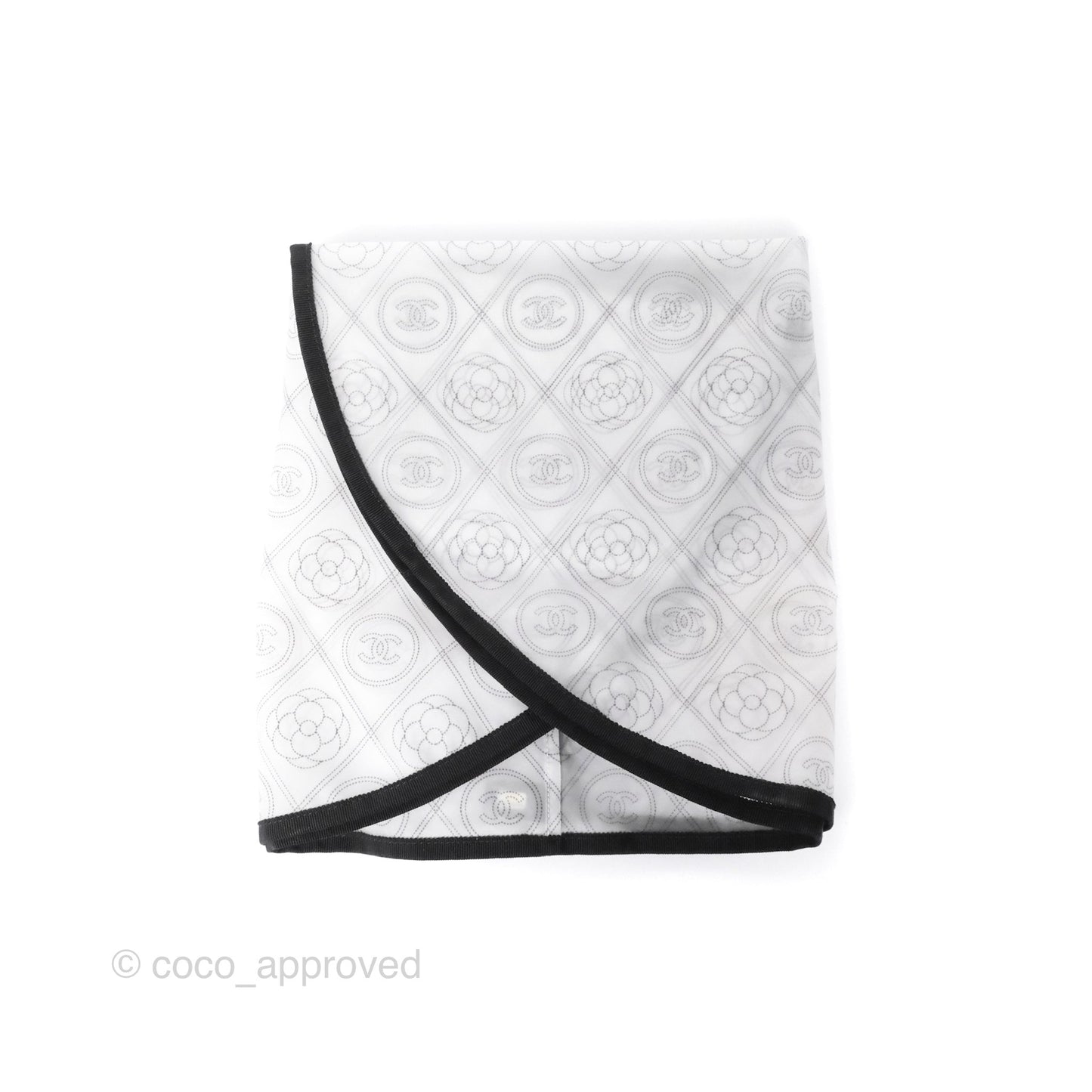 Chanel Handbag Raincoat PVC Camellia CC Printed