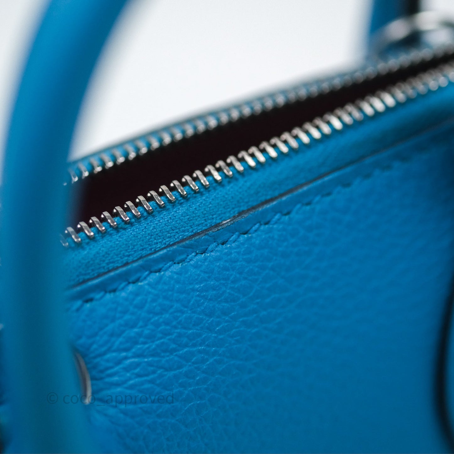 Hermès Bolide Mini 1923 Bleu Frida 0F/ Rose Mexico 0D Evercolor Palladium Hardware